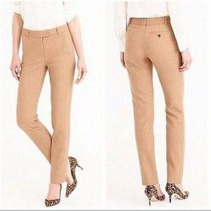 J. Crew Maddie Wool Pant in Camel 2